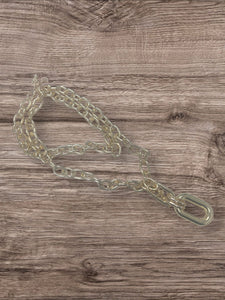 Chunky chain w/ oblong link necklace