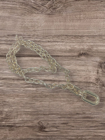 Chunky chain w/ oblong link necklace
