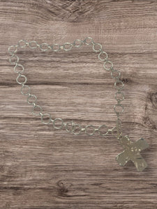 Chunky chain w/ cross necklace