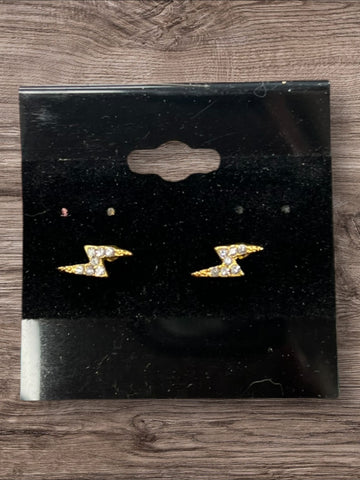 Lightning bolt earrings