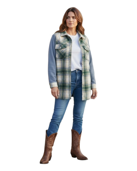 Rustic Chic Plaid Shacket