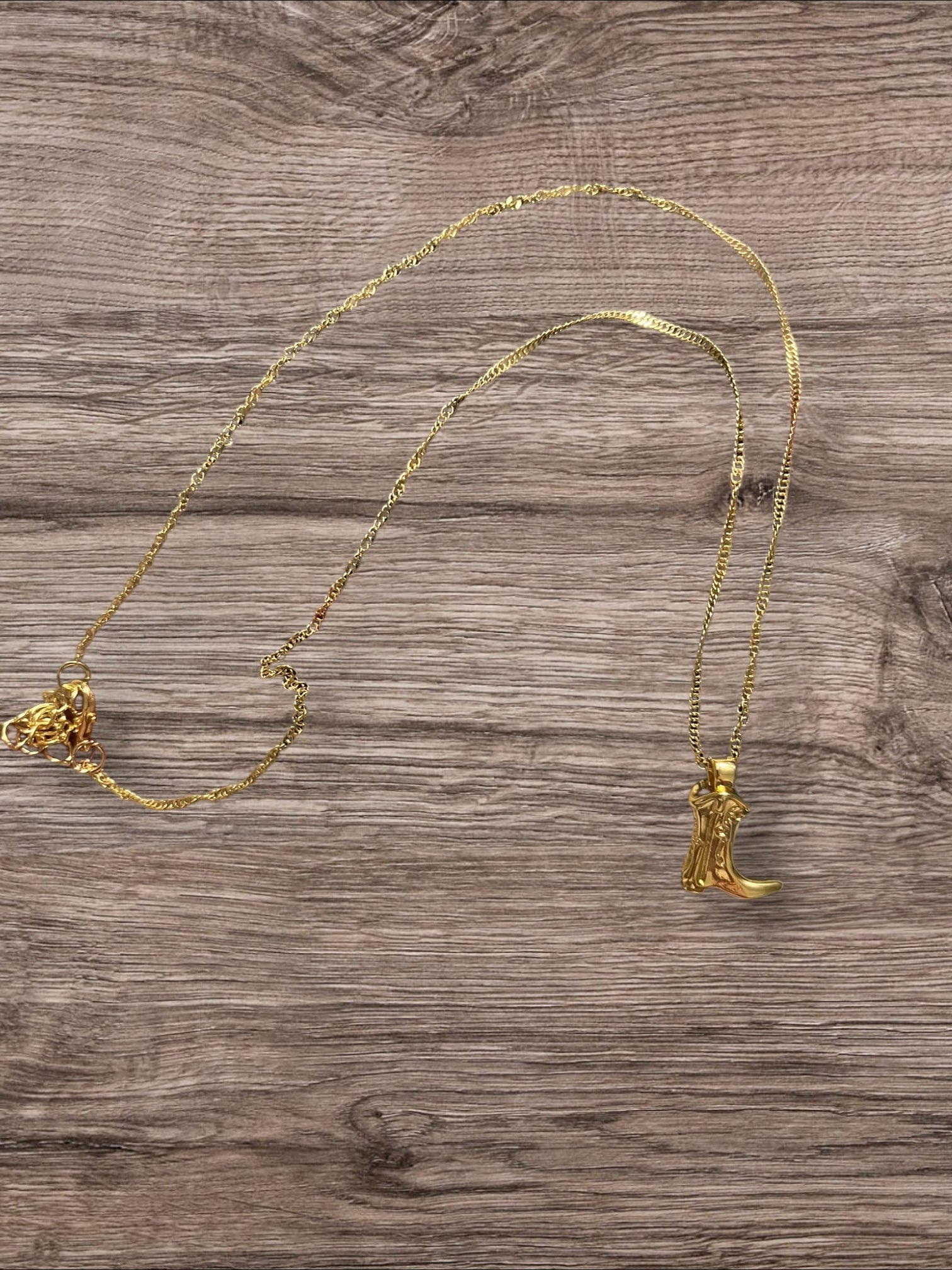 Cowboy Boot necklace