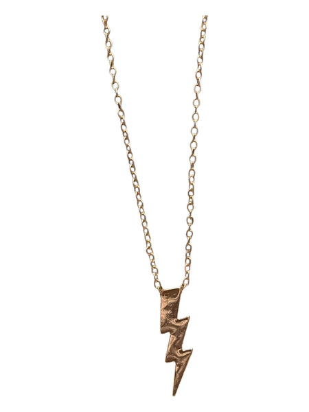 Lightning charm necklace