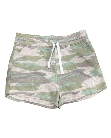 Light green camo print Shorts