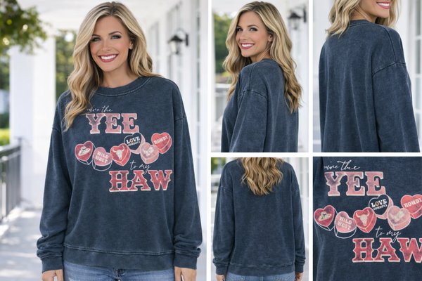 You’re the YEE to My HAW Western Valentine Sweatshirt