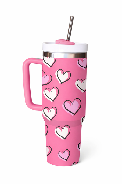 Heartbreaker Pink Tumbler Cup