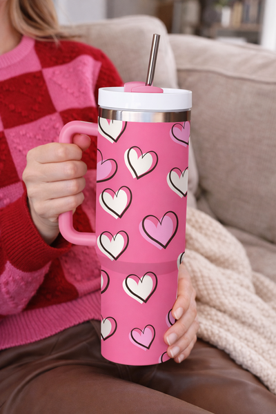 Heartbreaker Pink Tumbler Cup