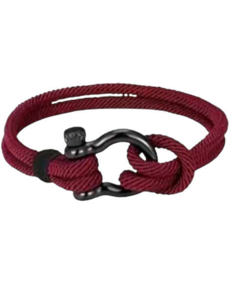 Corded Bracelet w/shackle