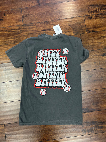 Graphic Tee- hey Batter Batter