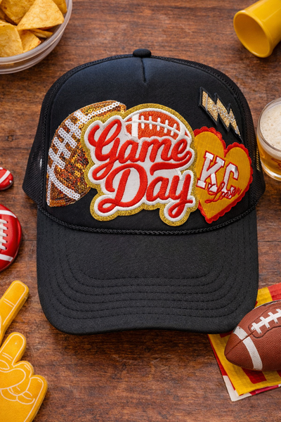 Game Day Patch Trucker Hat KC -Otto
