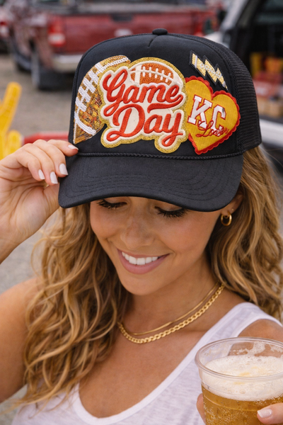 Game Day Patch Trucker Hat KC -Otto