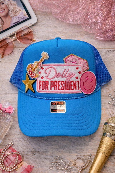 Dolly for President Patch Trucker Hat -Otto