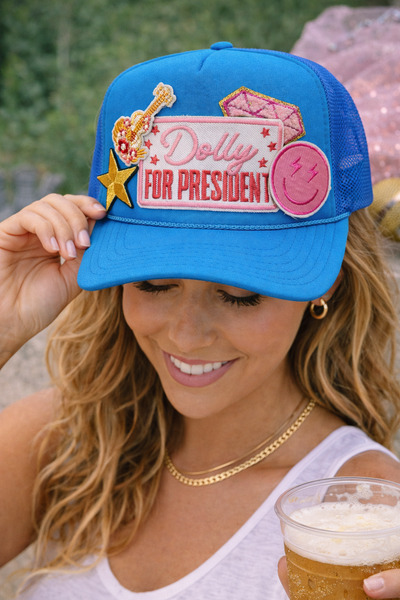 Dolly for President Patch Trucker Hat -Otto