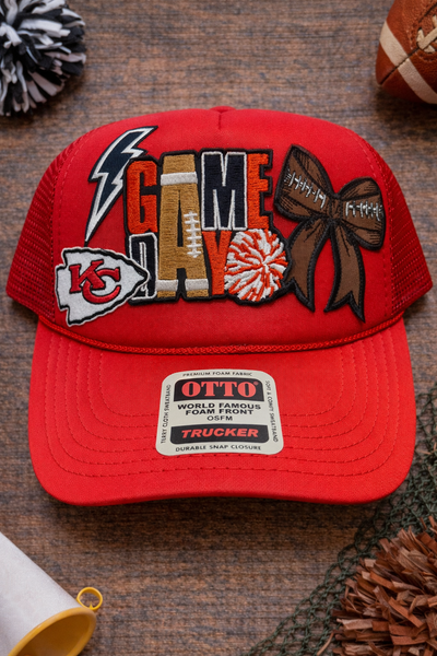 Game Day  Patch Trucker Hat. KC -Otto