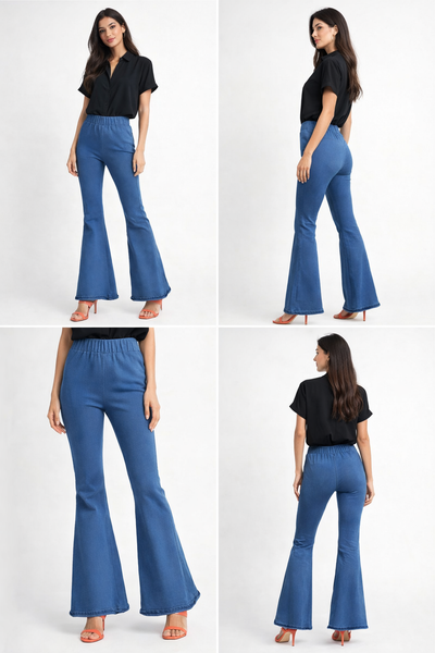 Blue Belle Flare Pants