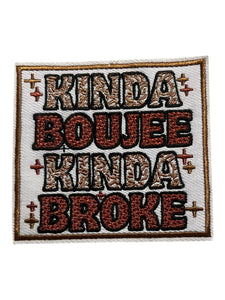 Hat Bar iron on Patch