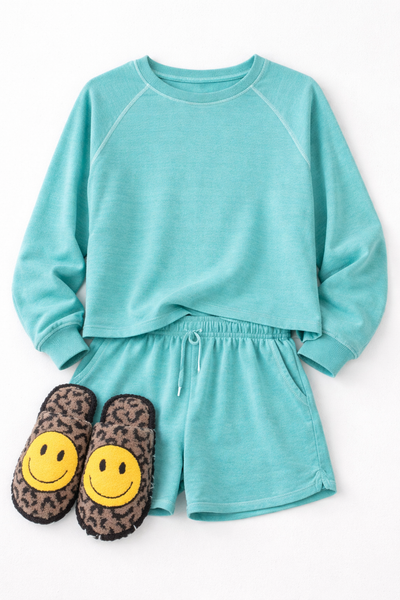 LS Sweatshirt and Short Set