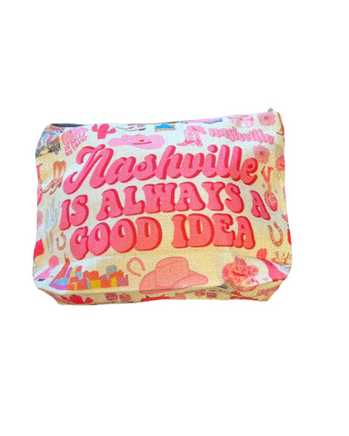 Nashville cosmetic  bag