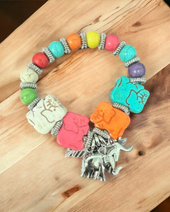 Chunky Multi Color Bracelet