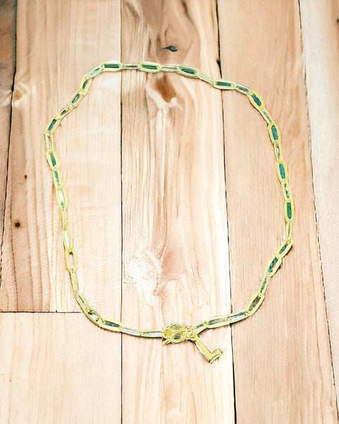 Initial necklace with extender