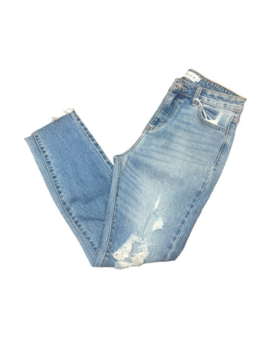 High Rise mom skinny Jean