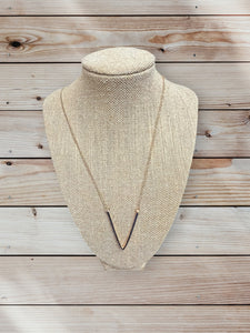 Fashion Jewelry V necklace  approx 24” w/extender