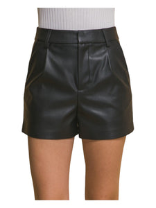 Faux Leather High waisted