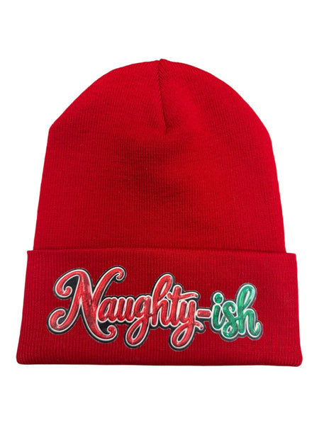 Naughty-ish red beanie