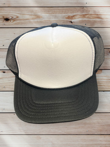 Trucker Hat Otto black w/white