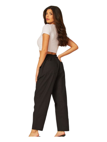 Linen Blend Paperback Pants