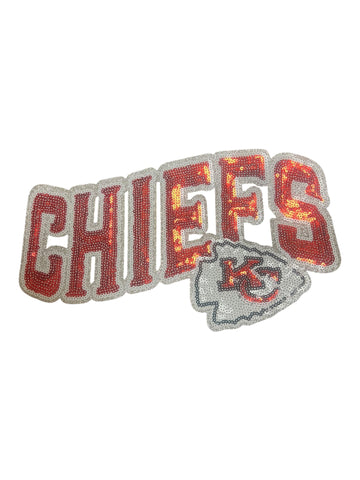 Large KC Arrow Iron on patch