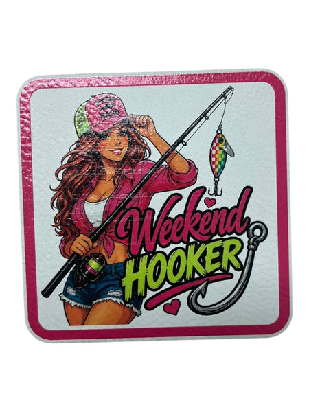 Weekend Hooker Fishing Patch