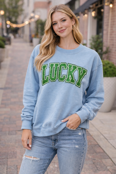Lucky Charm Crewneck 🍀💚✨ Sweatshirt