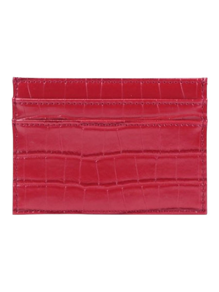 Croc print Card Holder