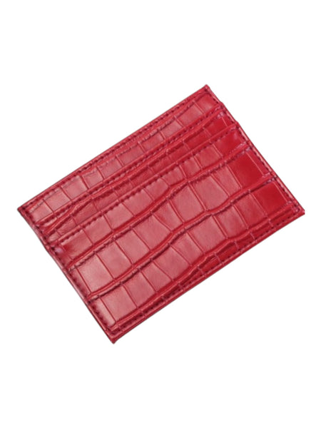 Croc print Card Holder