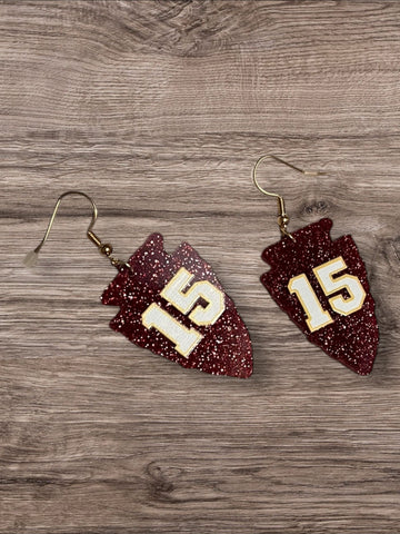 Game day  #15 football earrings