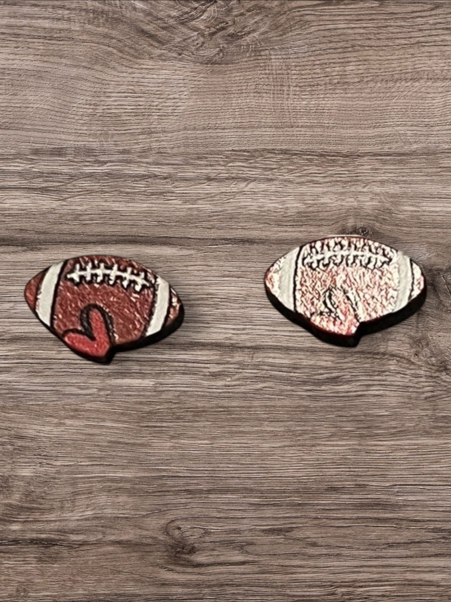 Game day  football earrings