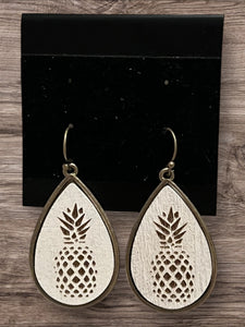 Pineapple drop earrings