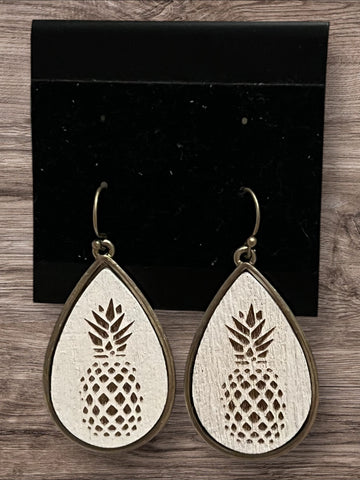 Pineapple drop earrings