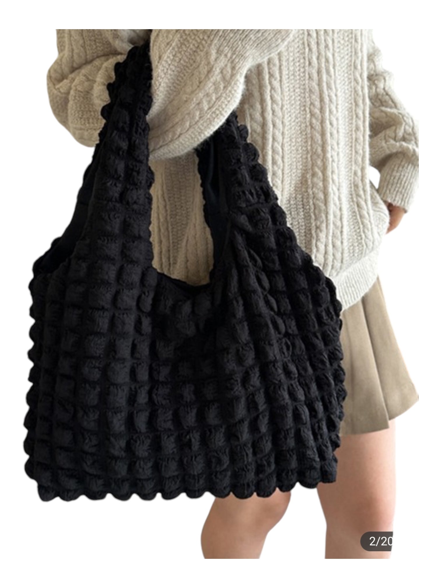 Cloud Puffy Shoulder tote bag