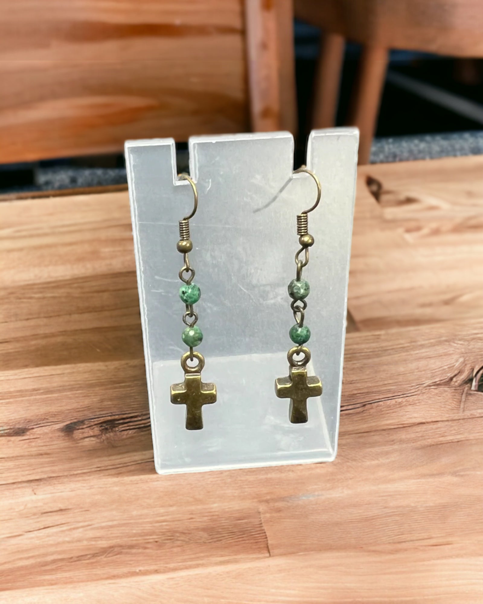 Phoebe African Turquoise Earrings