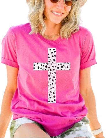 Graphic Tee Spotted Cross