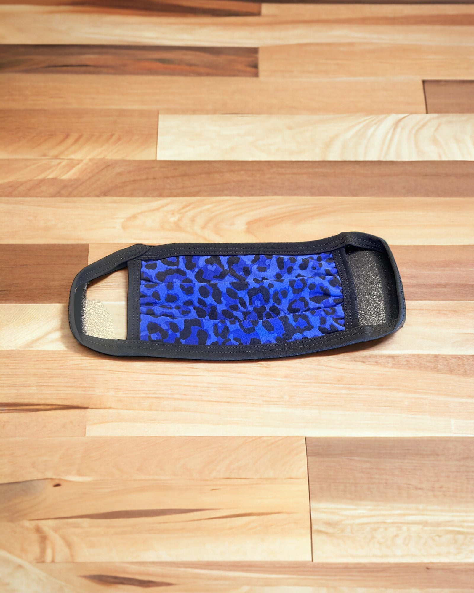 Blue Animal print face mask