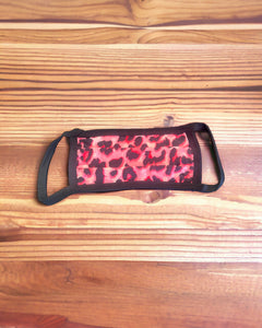 Pink Animal print face mask