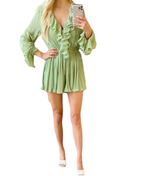 The Pretty Pleats Romper