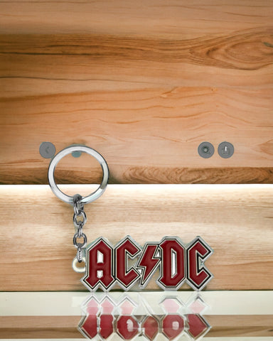 AC DC keychain