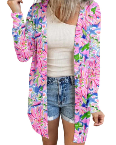 Very Bright!  Floral Kimono