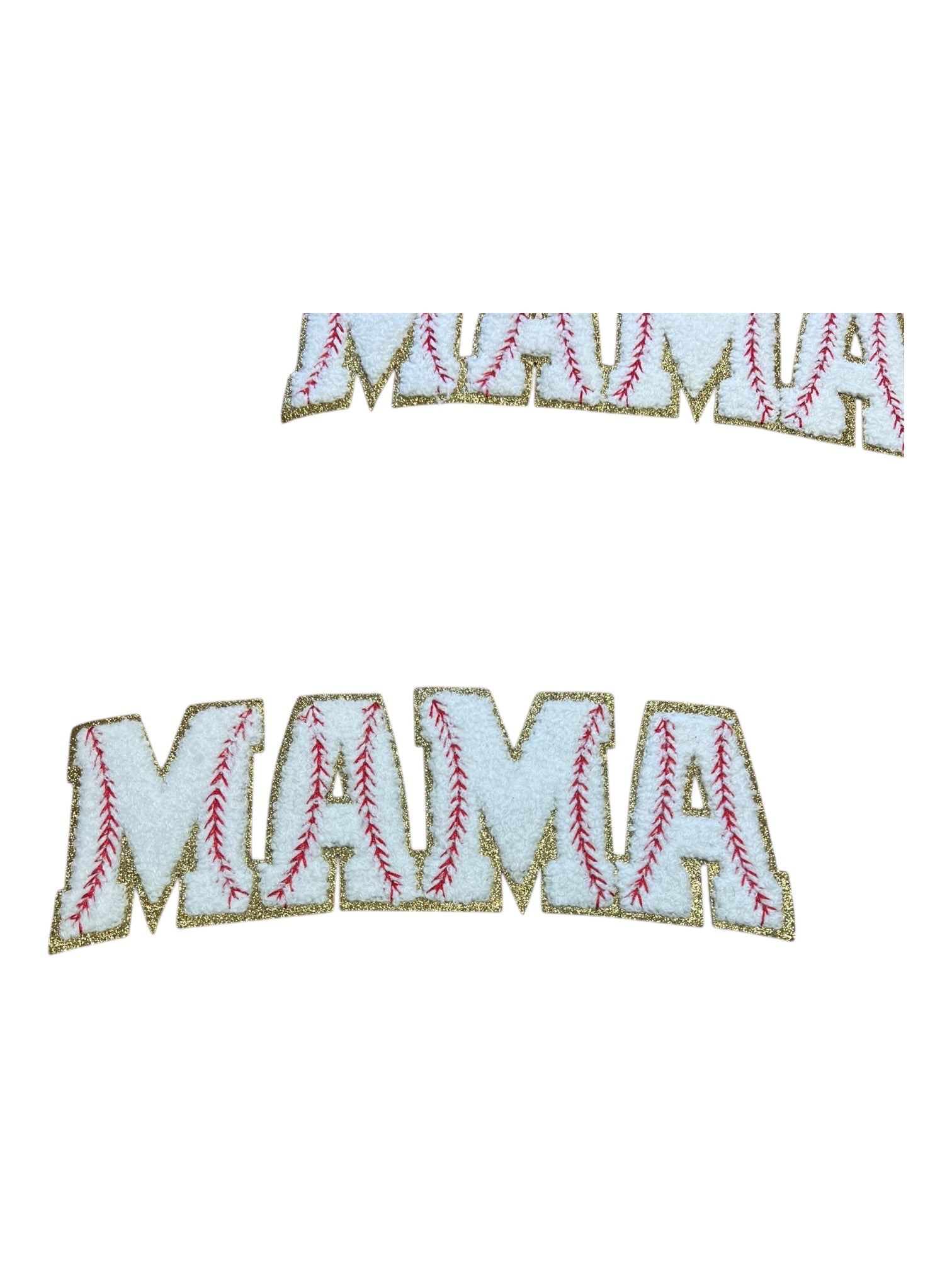 Mama Baseball iron on Patch