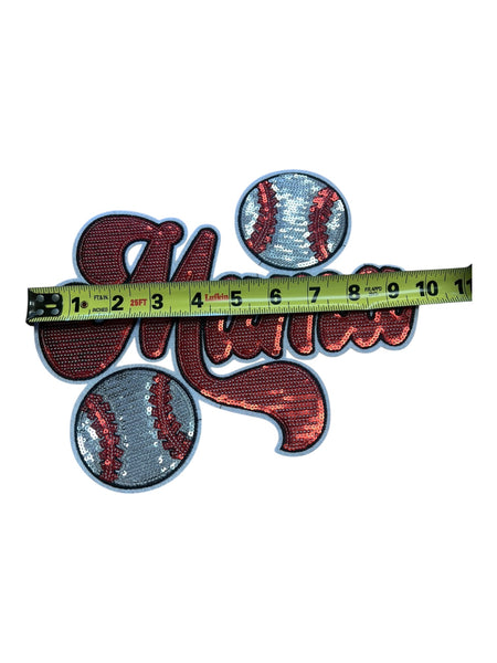 Mama Baseball Iron on patch