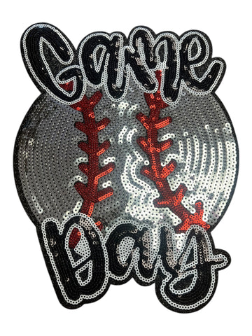 Baseball Game  Day  Day  Iron on patch